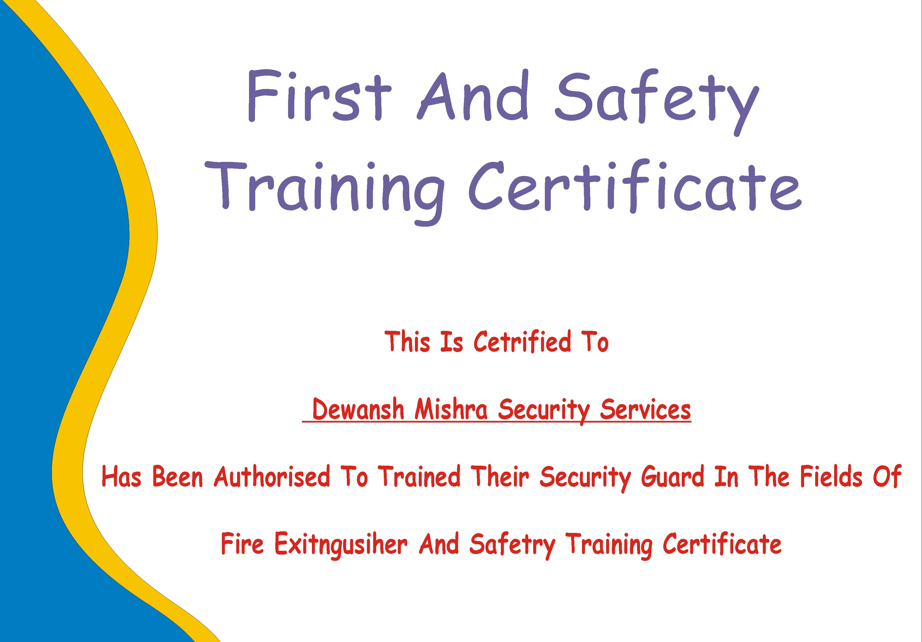 Fire Safety Training